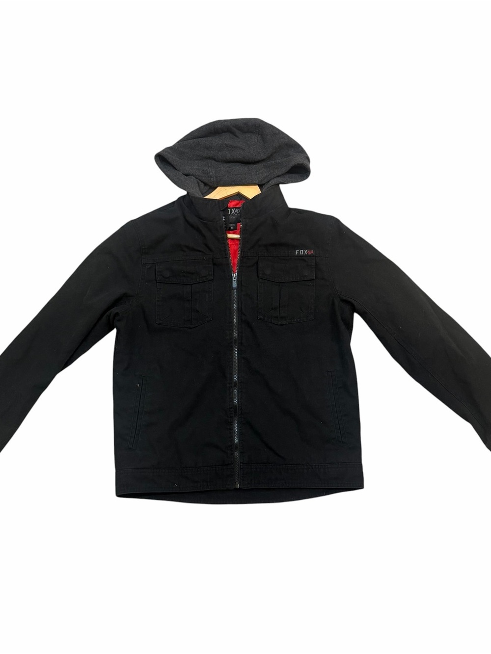 Fox Racing Heritage Hooded Utility Jacket Black M